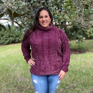 Oversized Cable Knit Sweater